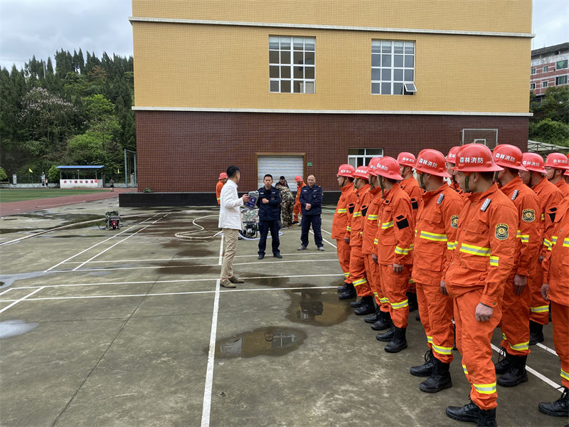 达州市综合应急救援支队交货验收及培训